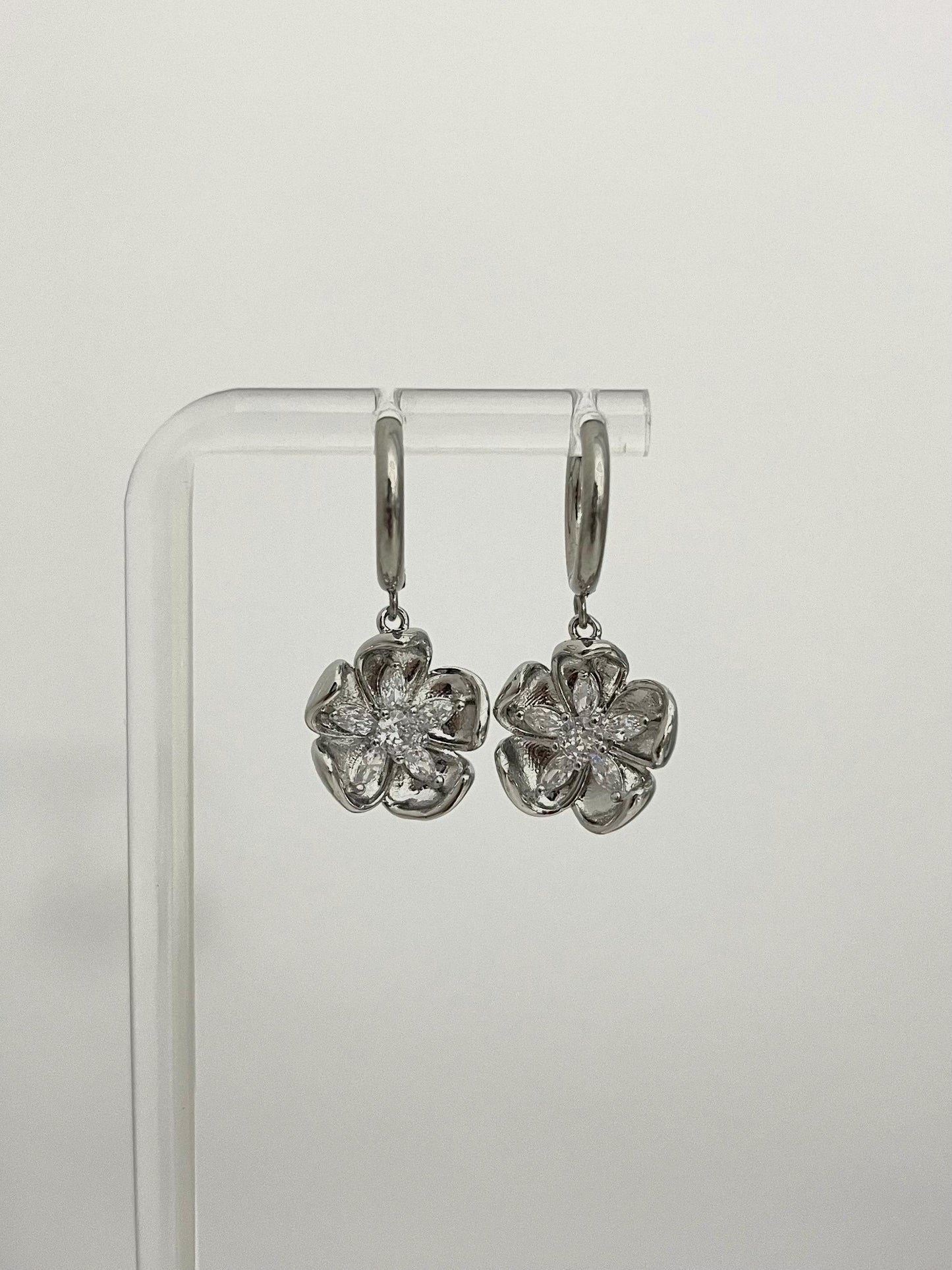 Hibiscus Flower Earrings