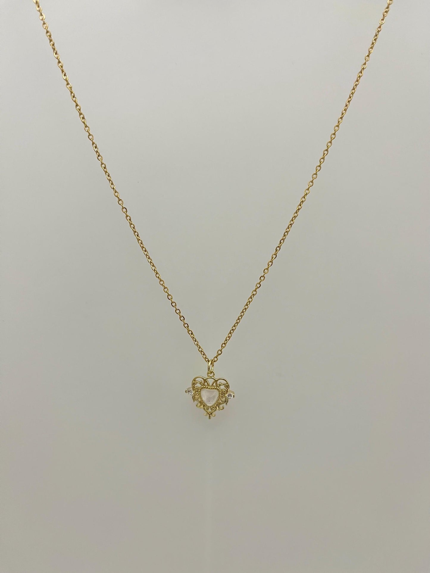 Whimsical Princess Heart Necklace