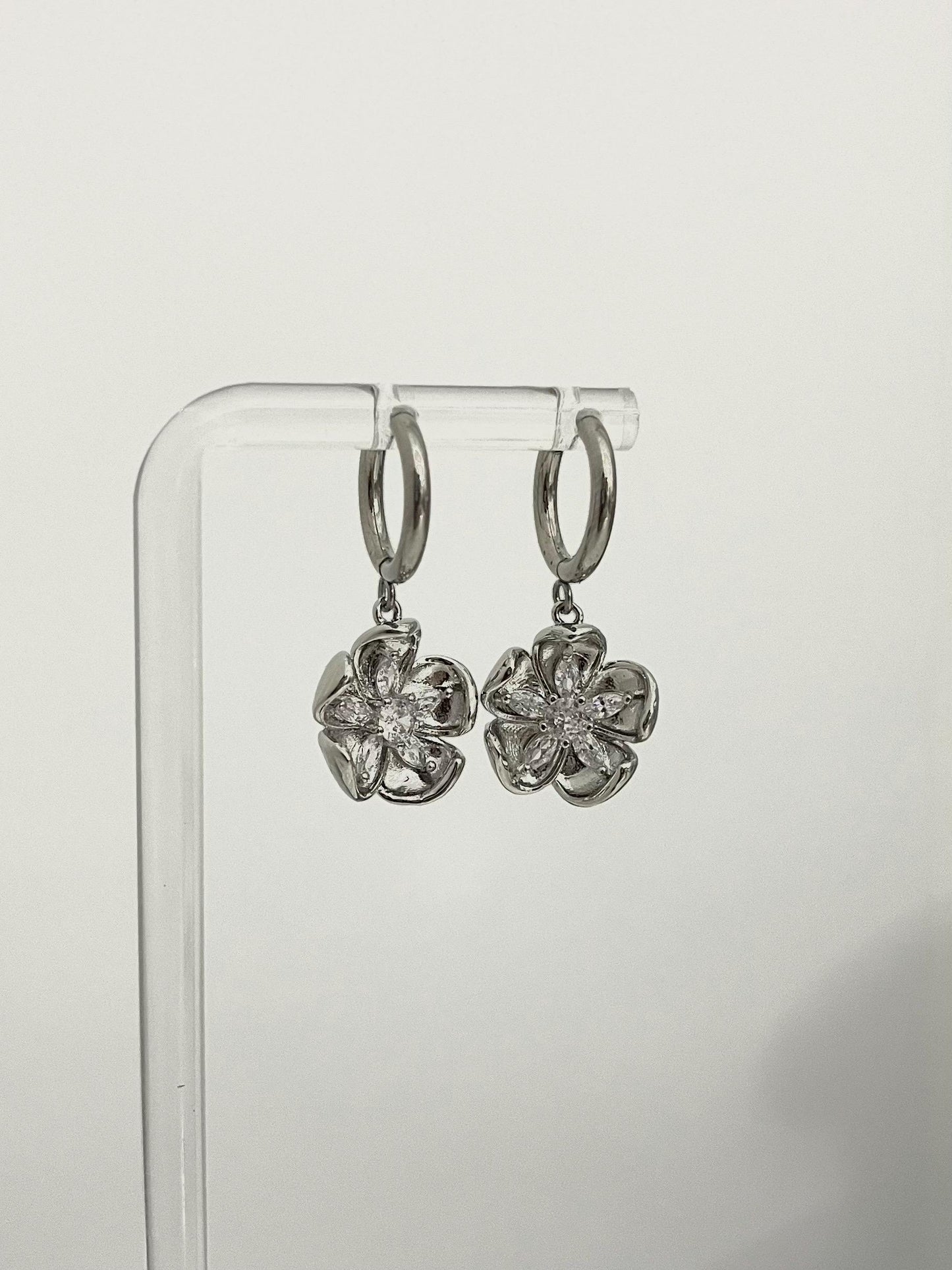 Hibiscus Flower Earrings