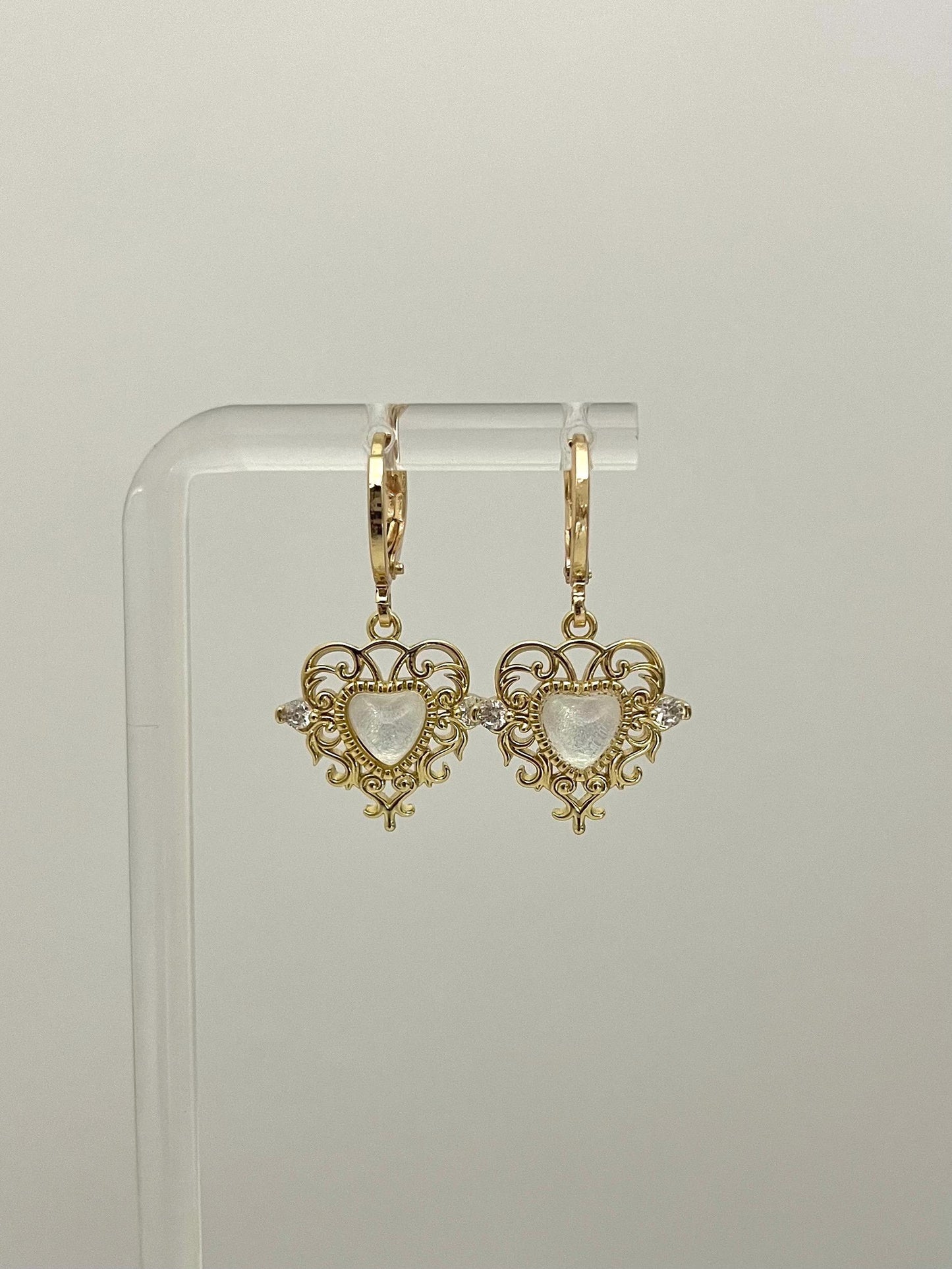 Princess Heart Earrings