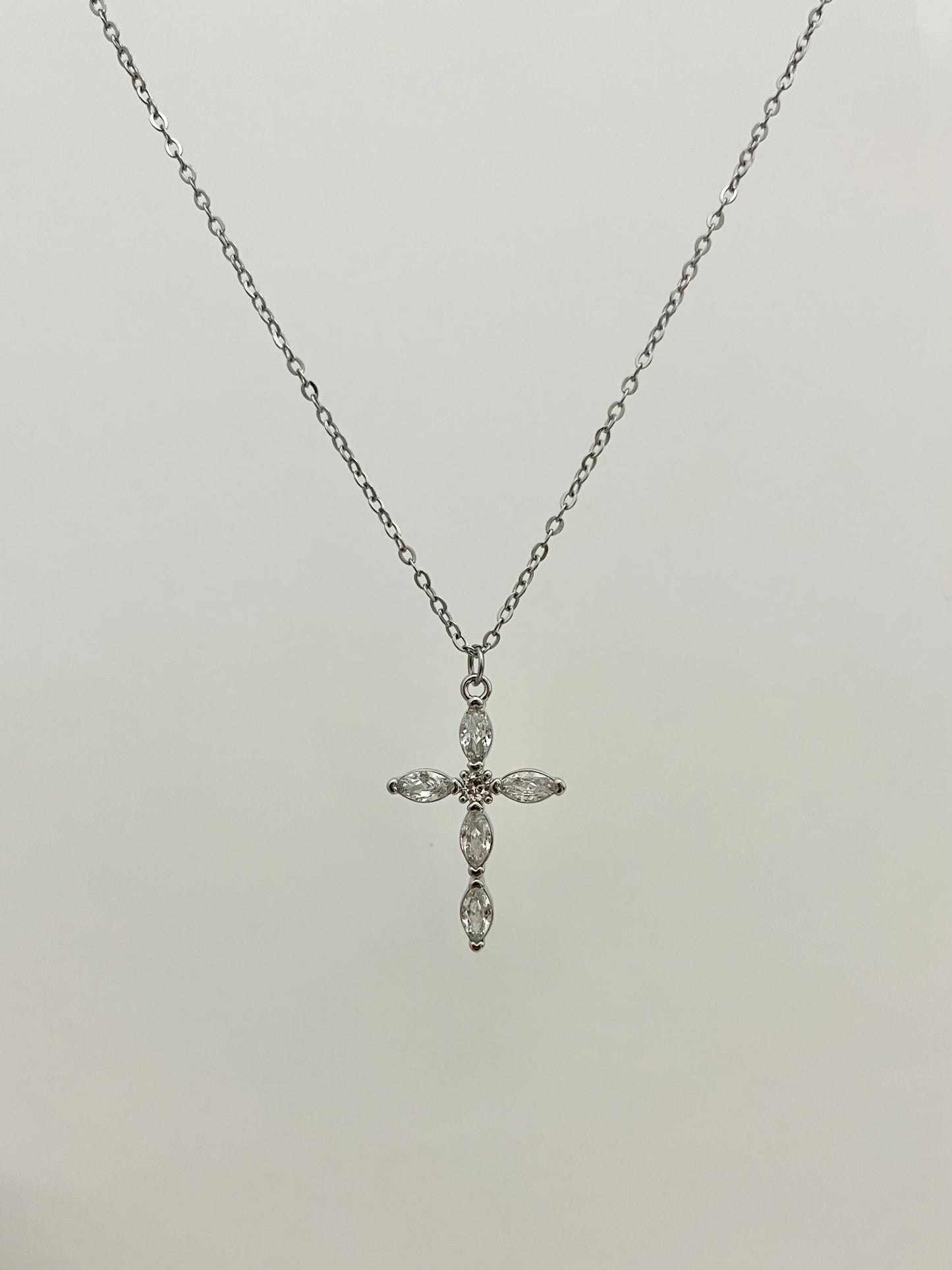 Crystal Cross Necklace