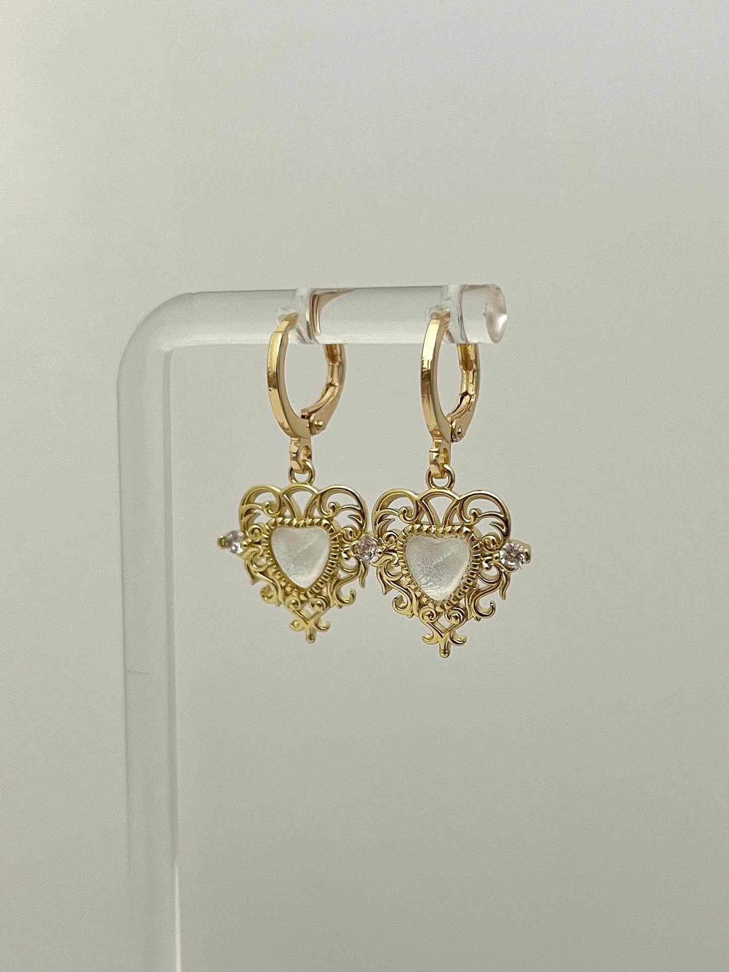 Princess Heart Earrings