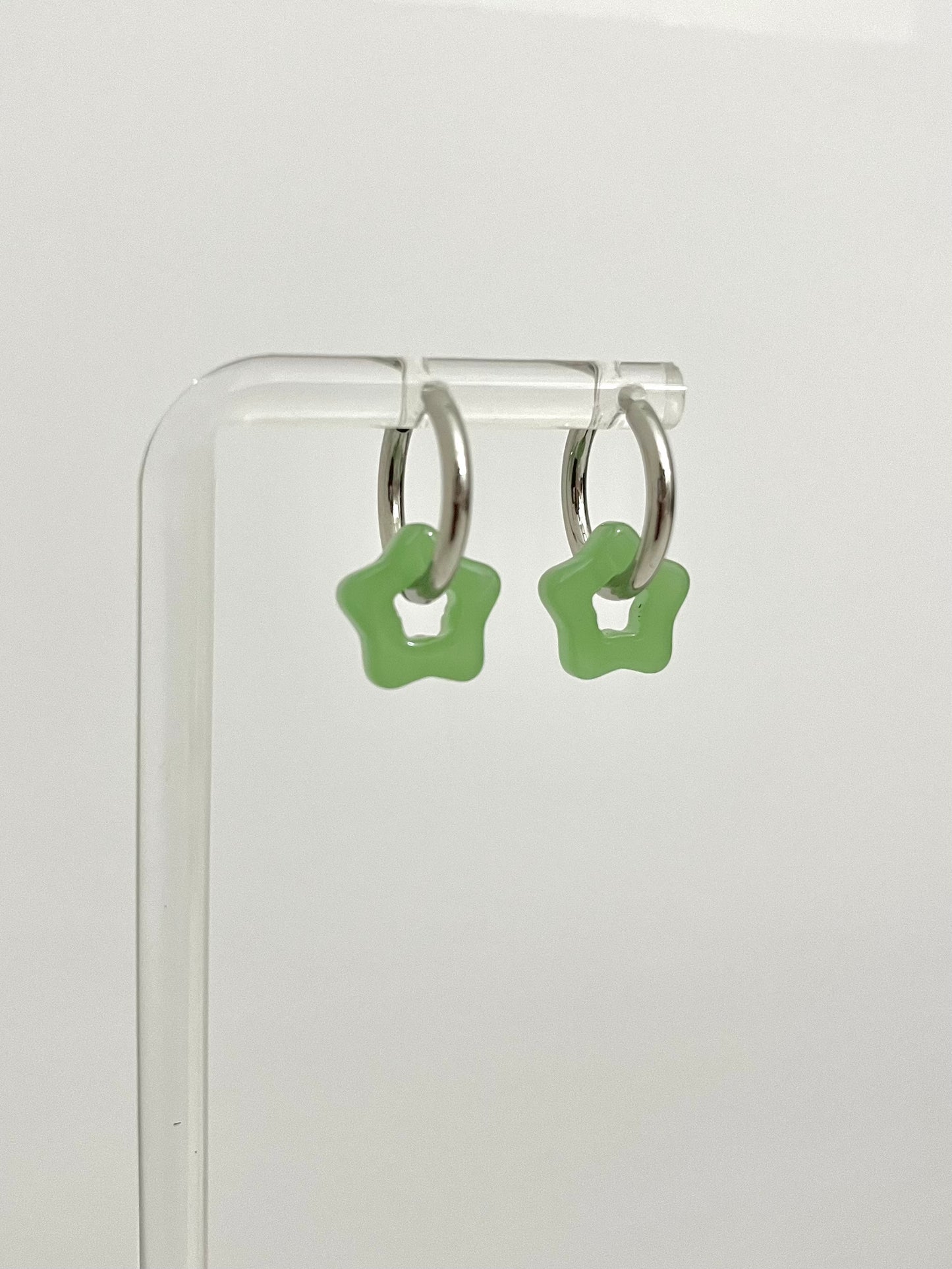 JADE FLOWER HOOP