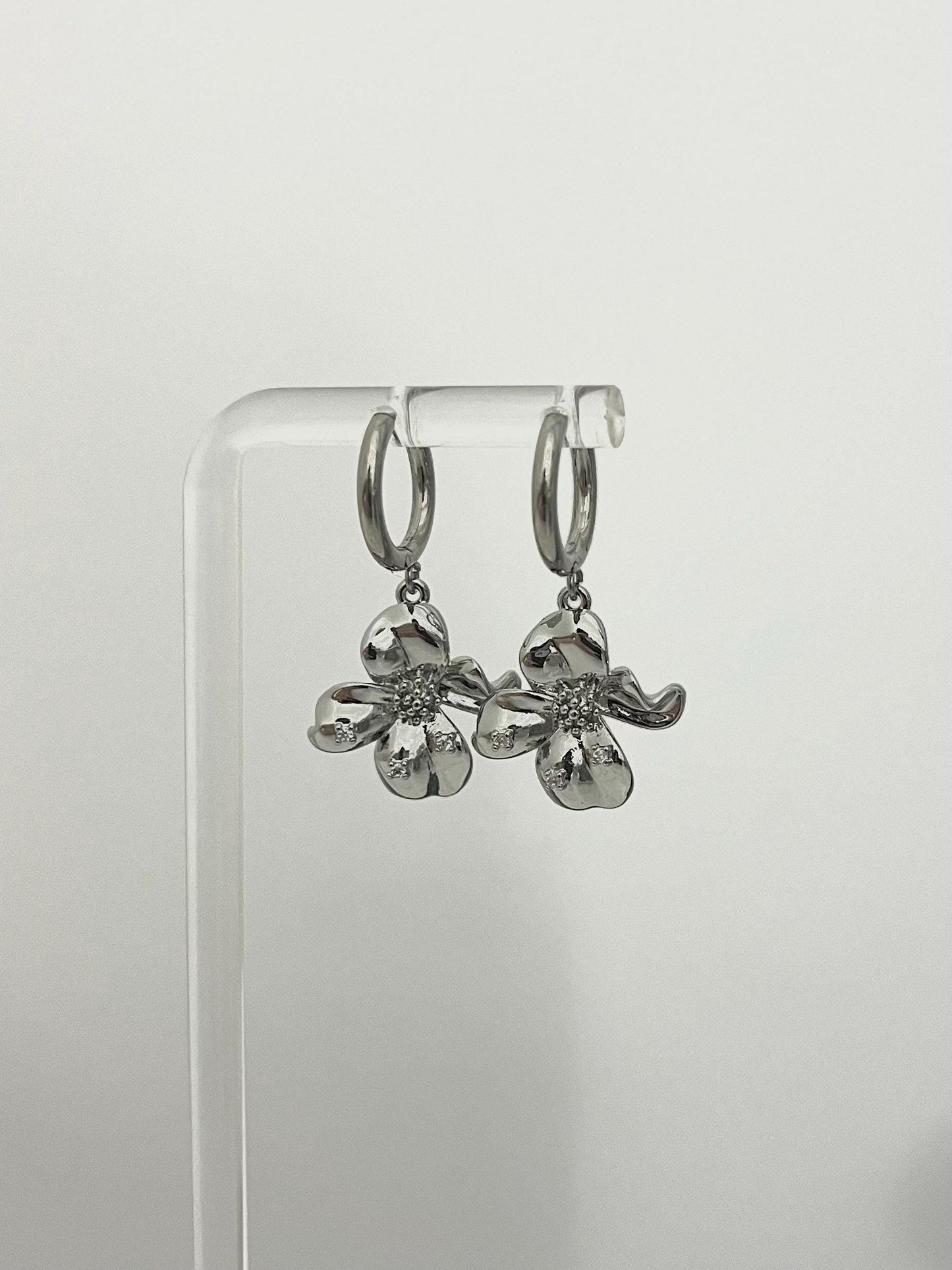 Orchid Flower Earrings
