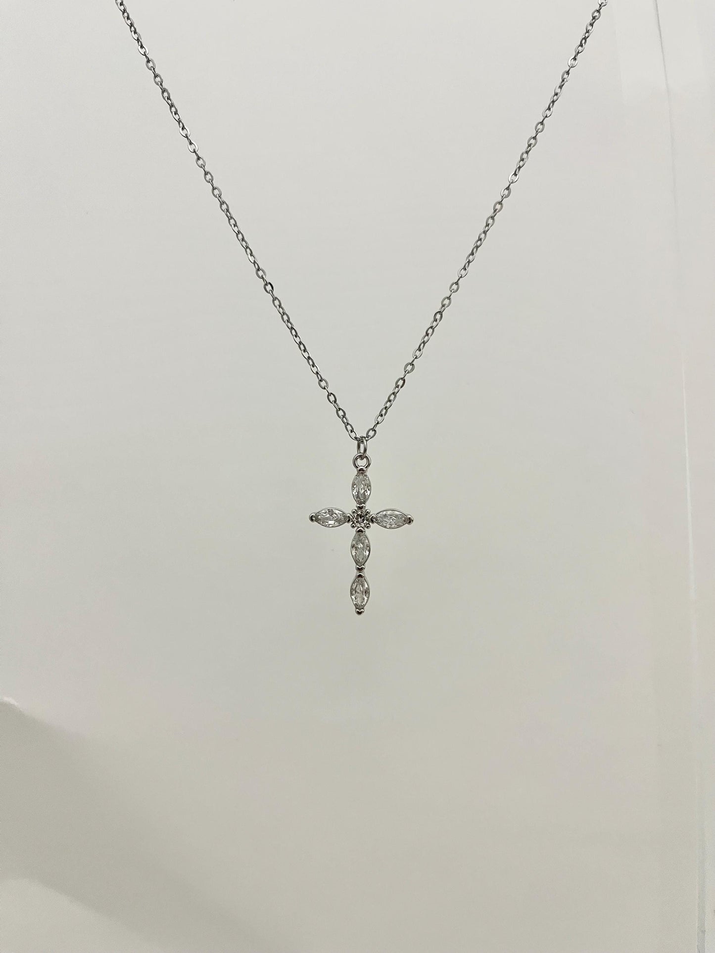 Crystal Cross Necklace