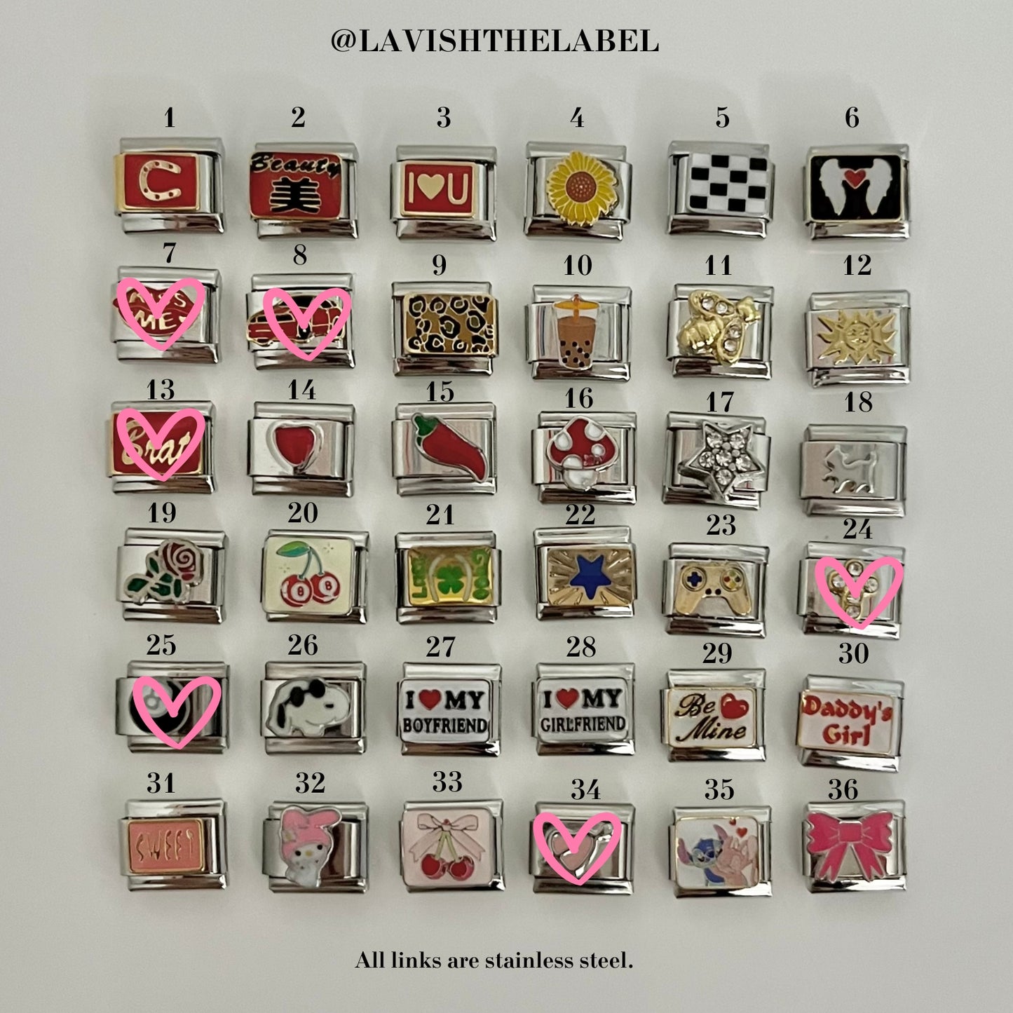 Customizable Italian Charm Bracelet