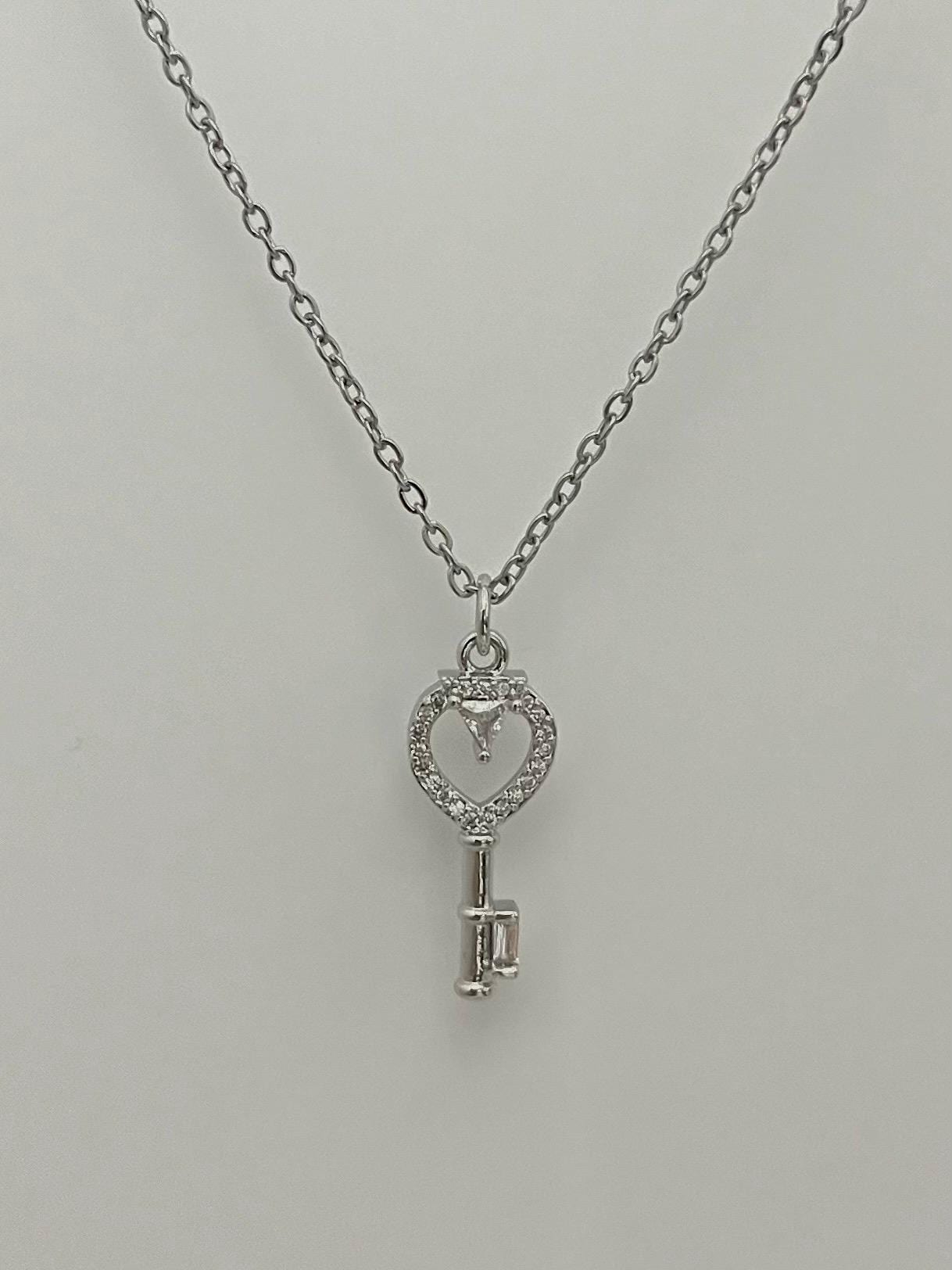 Silver Key Necklace