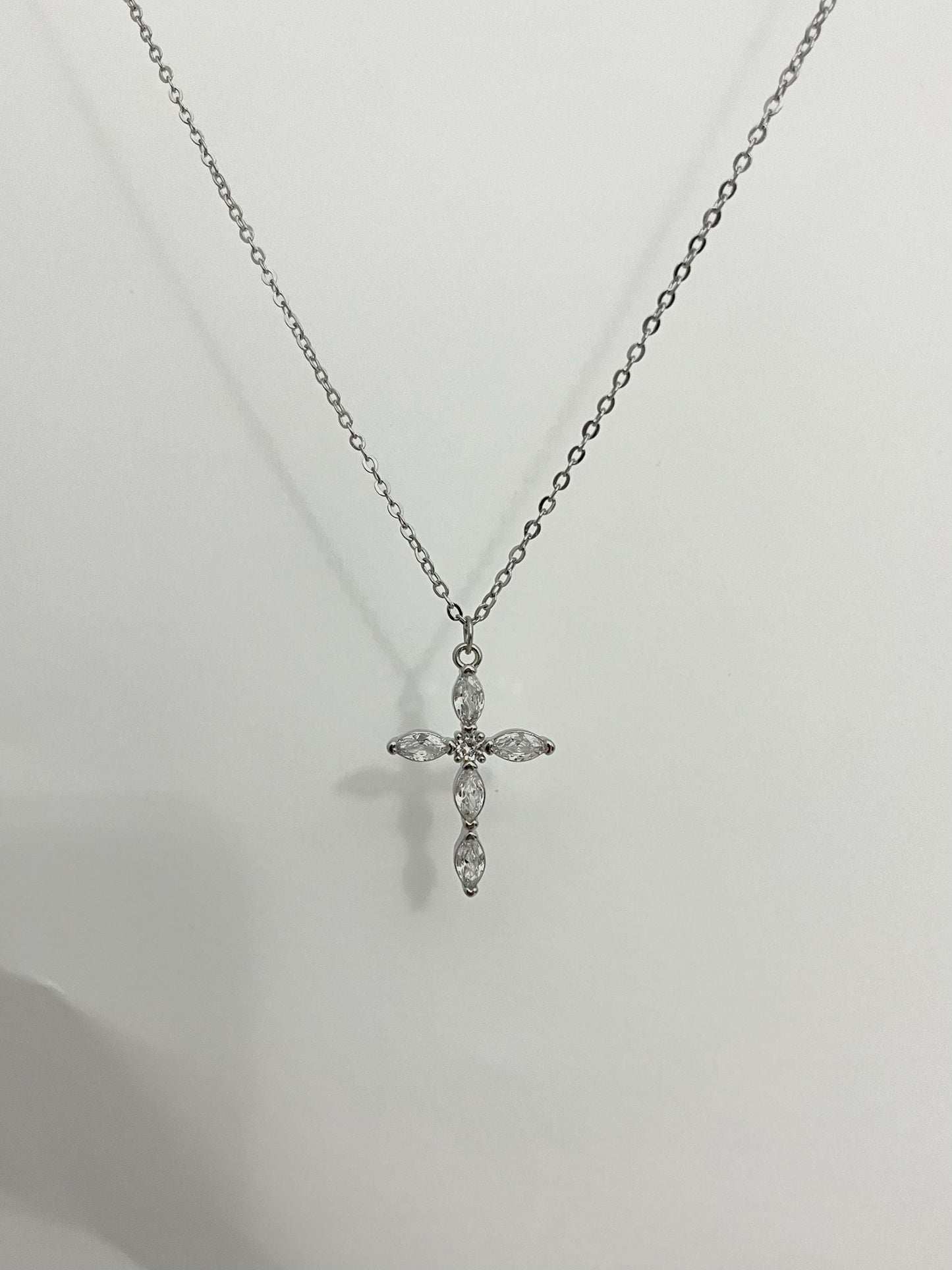 Crystal Cross Necklace
