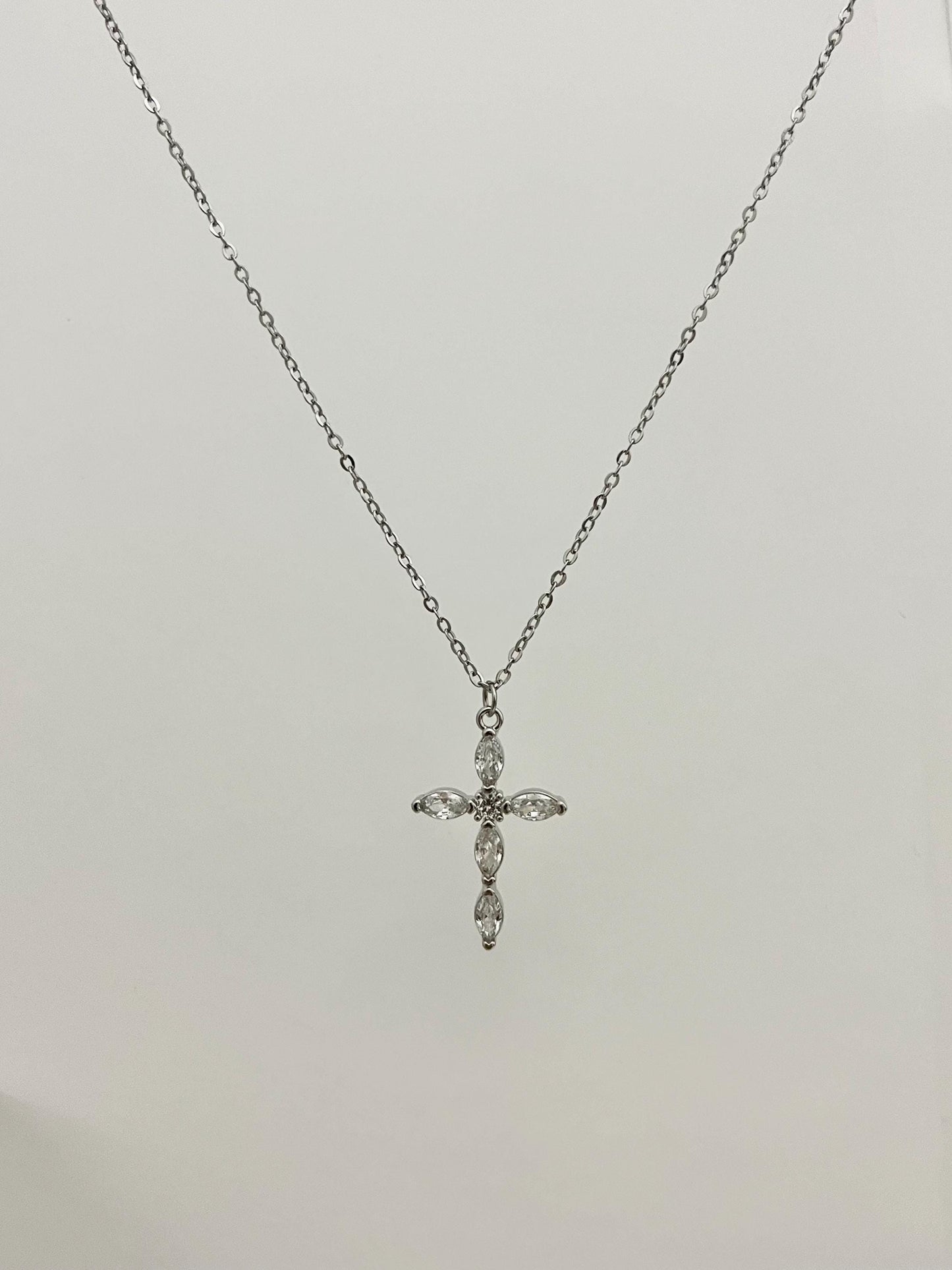 Crystal Cross Necklace