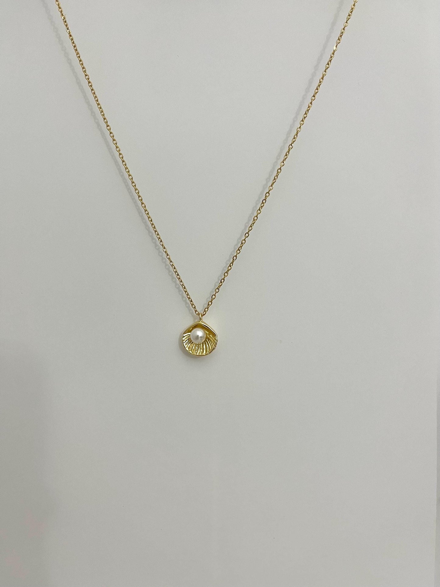 Gold Mother of Pearl Necklace