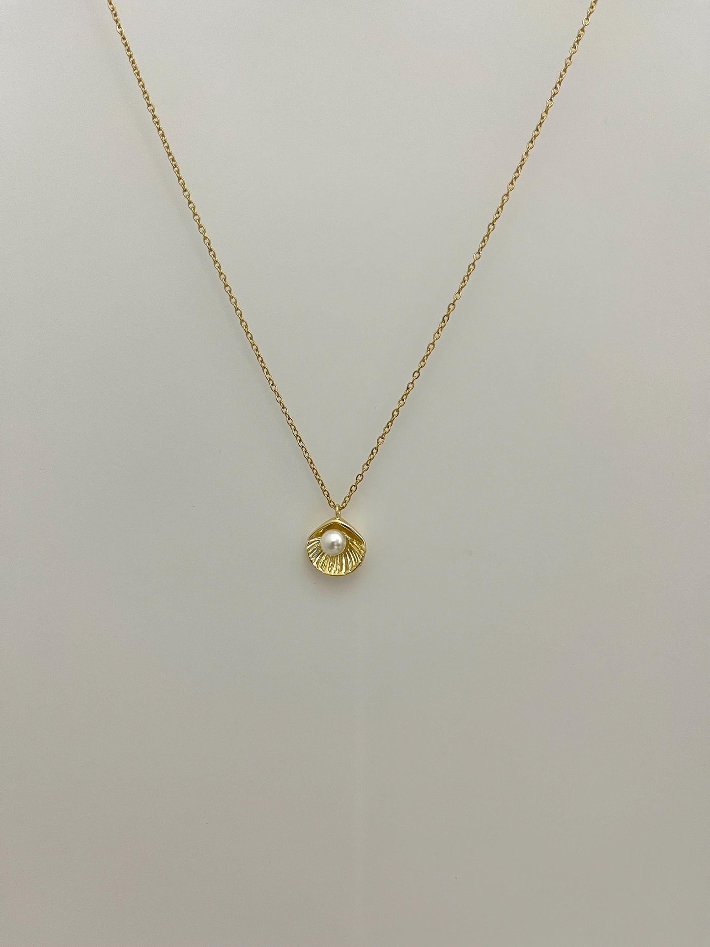 Gold Mother of Pearl Necklace