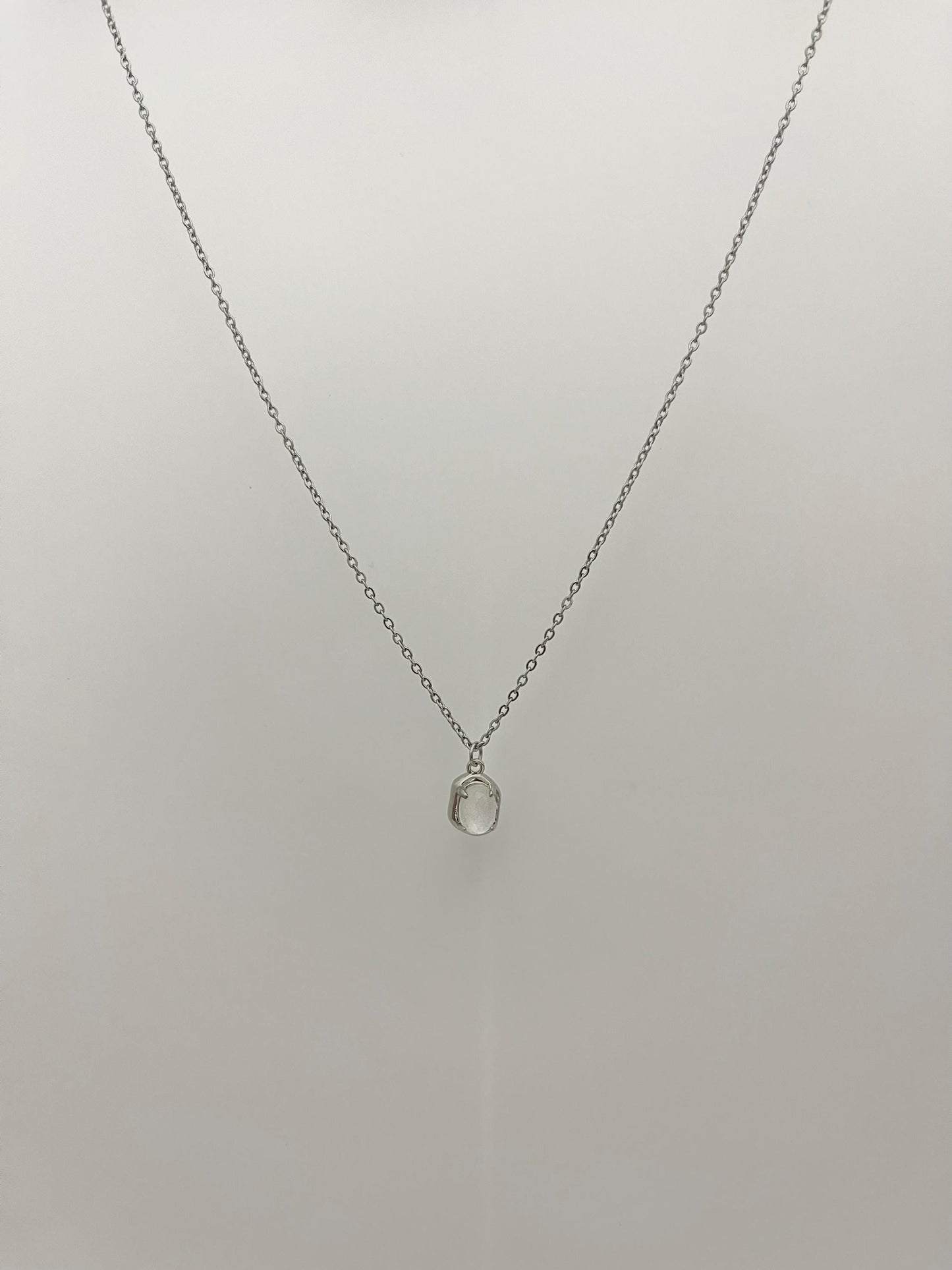 White Opal Necklace
