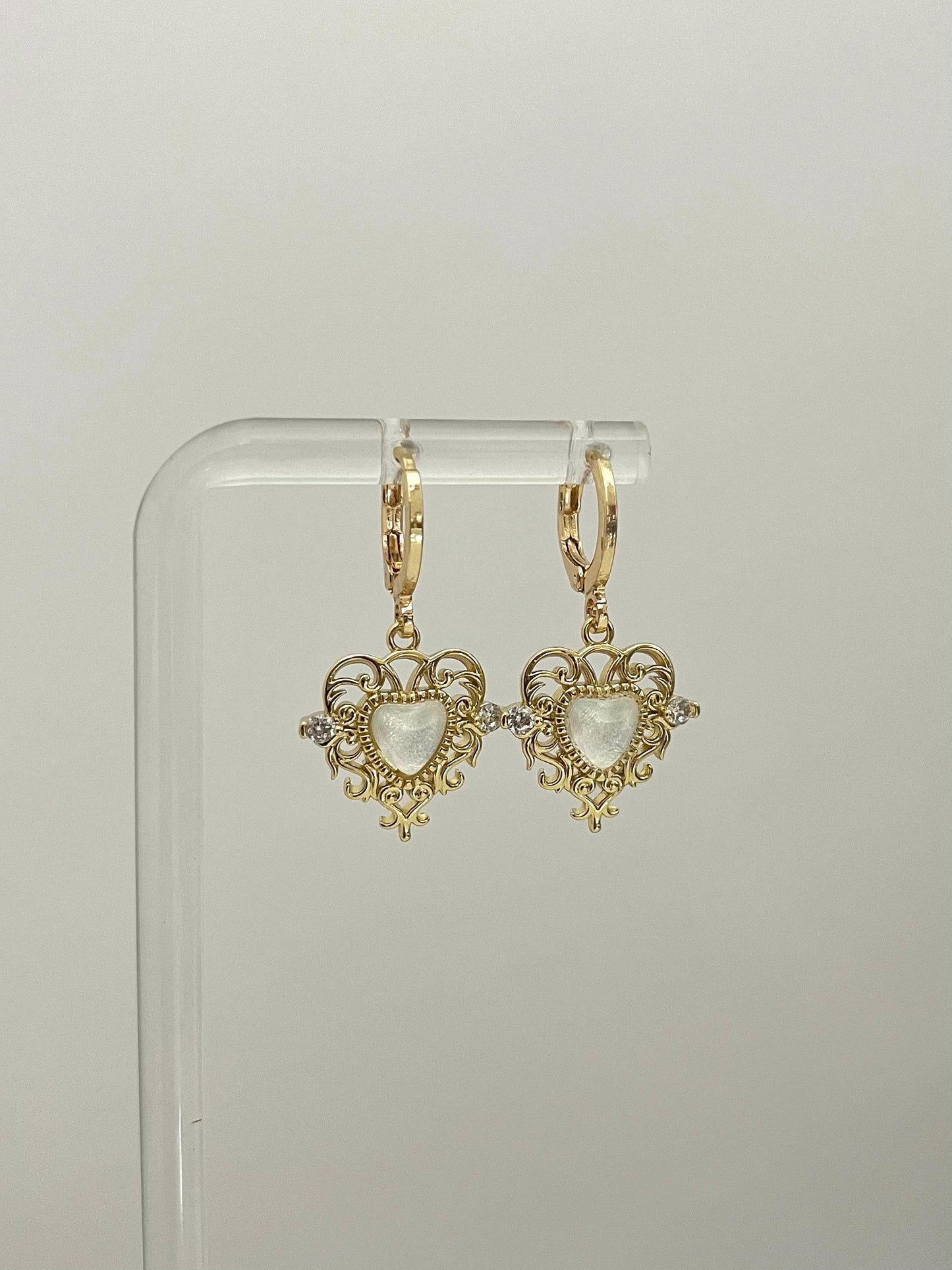 Princess Heart Earrings