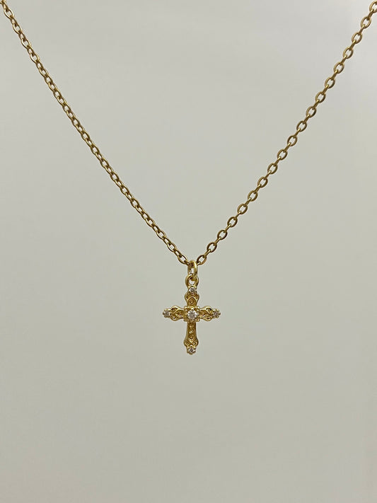 MINI CROSS NECKLACE