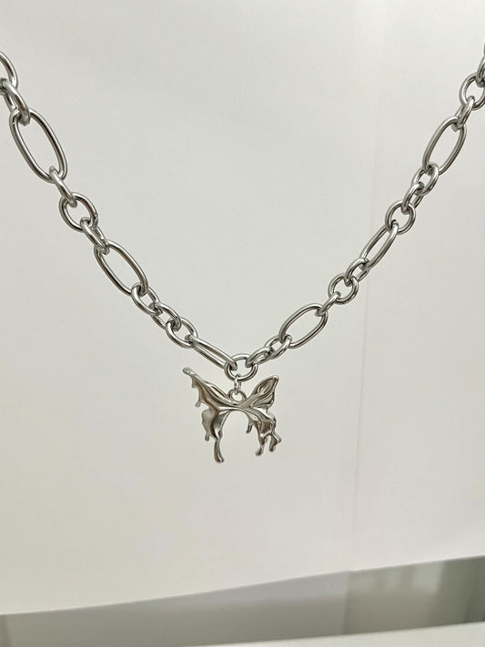 Chunky Butterfly Necklace