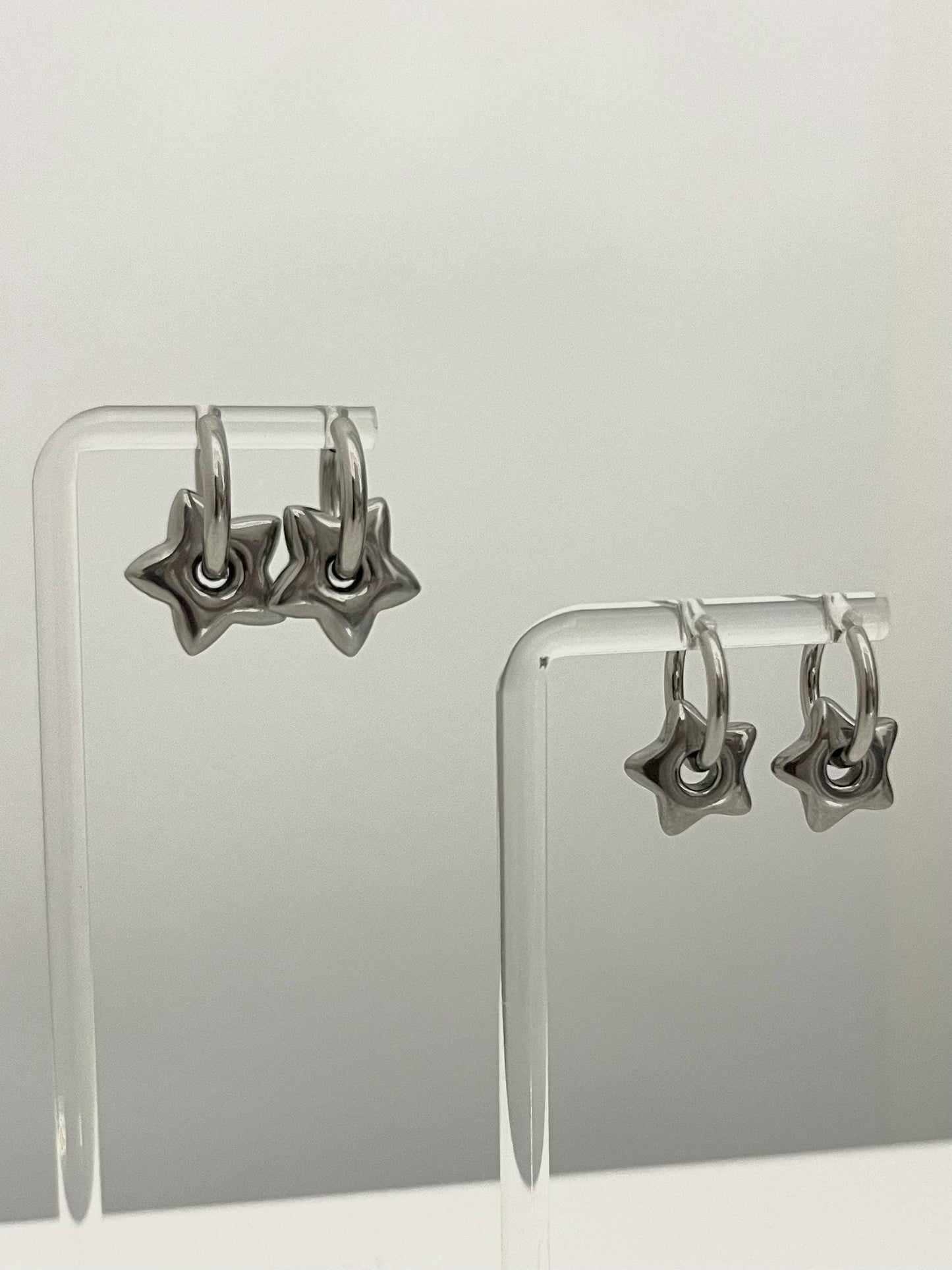 Mini Chunky Star Hoops