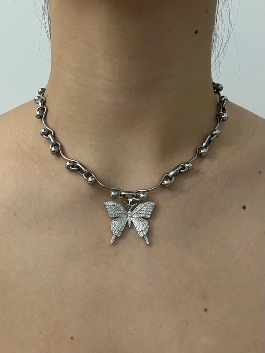 Butterfly Statement Necklace