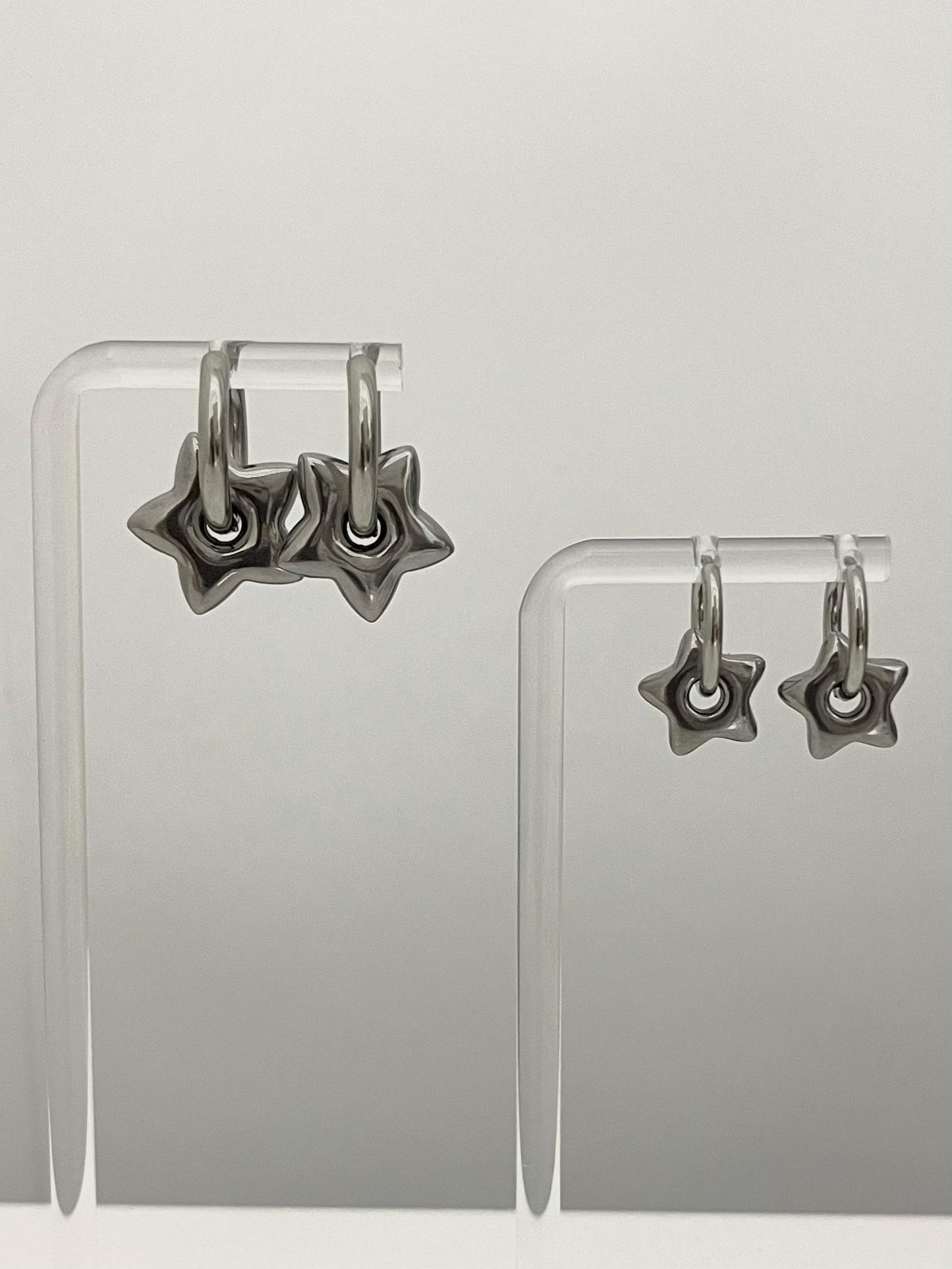 Mini Chunky Star Hoops